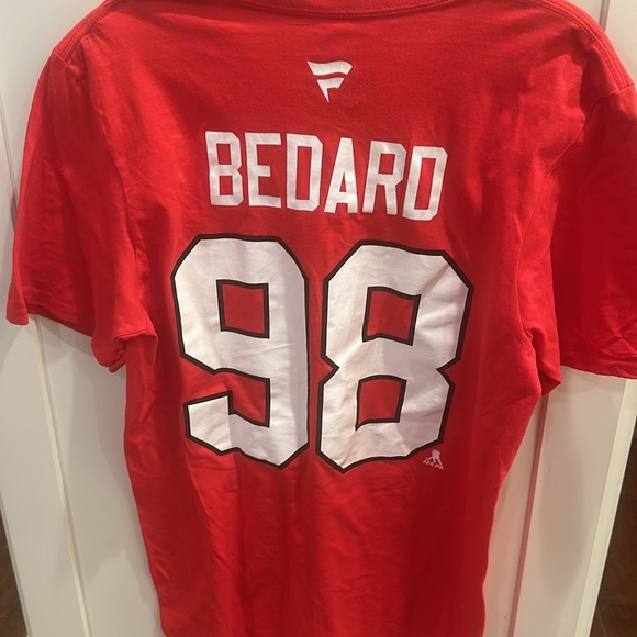 Blackhawk Bedard (#98) TShirt - New - Picture 4 of 7